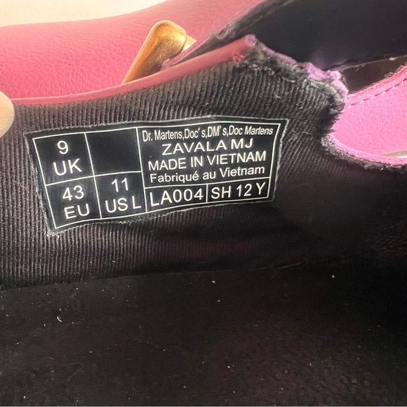 Dr. Martens NEW Women's Zavala Mary Jane Muted Purple Shoe Size 11 #585A - Picture 6 of 8